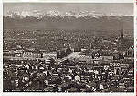 N 237 - Turim, Panorama com os Alpes - Editor Fotocelere di A. Campassi, Turim - Dim. 15,1x10,7 cm - Col. Amlcar Monge da Silva (1938)