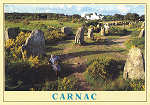 N 989 - Carnac (Bretanha), Alinhamento de menhires de Mnec - Editions dArt JACK, Louannec - Dim. 14,8x10,5 cm - Adquirido em 1992