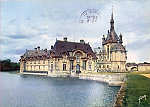 E.K.B. 1580 - Chantilly (Oise), Castelo do Sc. XVI - Edit. d'Art Yvon, Paris - Dim. 14,7x10,5 cm - Carimbo Postal 1964 - Col.A. Monge da Silva