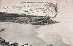 N 1652 - Praia da Mas, lado Sul - Edio Martins & Silva P Lus de Cames 35, Lisboa - Dim. 138x88 mm - Carimbo 27AGO1912 - Col. A. Monge da Silva (c.1905)