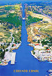 N. 15 - GRCIA - Vista area do canal - Ed. Spyros Spyrou * Photo Gallery Aegina T.K 18 010 T.TH 27 Greece * Tel:22970 26584 Mobil 6944186944 - SD Dim. 11x16 cm - Col. Ftima Bia (2007).
