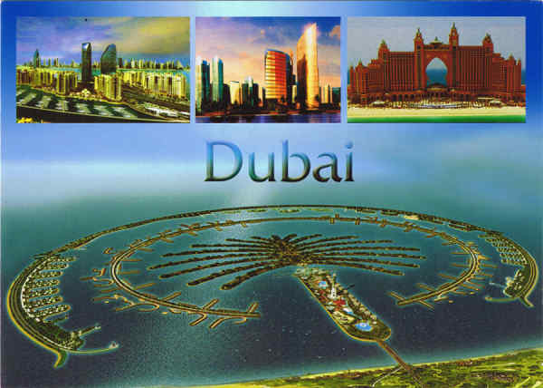 N 82 - United Arab Emirates - The 8th Wonder of the World The Palm Island-Dubai - Ed. Awni - Hadarah - P. O. Box 7822, DUBAI. Tel. (050) 6253986 - SD Dim. 16,8x12 cm - Col. Ftima M. Bia (2012).