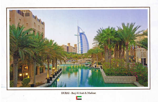 SN - DUBAI - Burj Al Arab & Madinat - Ed. Middle East Vision WWW.MIDDLE-EAST-VISIN.COM BY NICOLE LUETECKE - 2011 Dim. 17,5x11,5 cm - Col. Ftima M. Bia (2012).