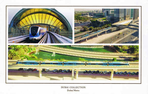 SN - DUBAI  Dubai Metro - Ed. Middle East Vision www.middle-east-vision.com photograph by: Nicole Lttecke - 2011 Dim. 17,5x11,5 cm - Col. Ftima M. Bia (2012).