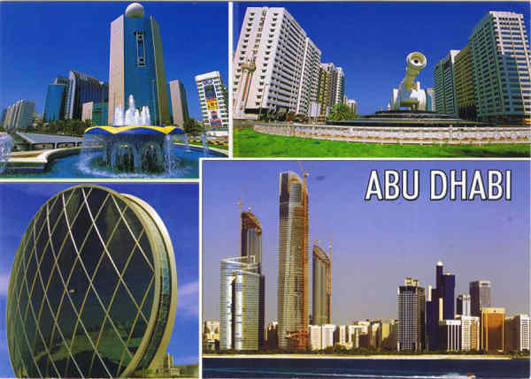 N 48 - United Arab Emirates  Views of Abu Dhabi The Capital - Ed. Awni - Hadarah - P. O. Box 7822, DUBAI. Tel. (050) 6253986 - SD Dim. 16,8x12 cm - Col. Ftima M. Bia (2012).