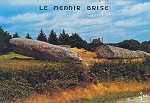 MX 2840 -  Locmariaquer (Bretanha), Menhir Bris - Dim. 14,8x10,2 - Editions d'Art JOS, Chateaulin - Adquirido em 1992 - Col. A. Monge da Silva