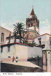 SN - Funchal, Cathedral - Editor M.P.O. - Dim. 141x88 mm - Col. A. Monge da Silva (c.1910)