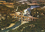 N 30.21206 - Nimes, Vista area do Aqueduto Romano - Edit St PEC, Marseille - Dim. 14,8x10,4 cm - Adquirido em 1994 - Col. Monge da Silva
