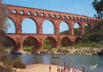 N PG-528 - Nimes, Le Pont du Gard (1) - Edit St P.E.C., Marseille - Dim. 14,8x10,6 cm - Adquirido em 1994 - Col. Monge da Silva