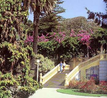 Jardim e Parque Infante D. Pedro.