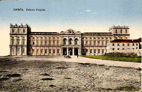 S/N - Lisboa: Palacio d'Ajuda - S/D - Sem editor [HSNS] - Dimenses: 14,1x9,2 cm. - Col. Aurlio Dinis Marta.