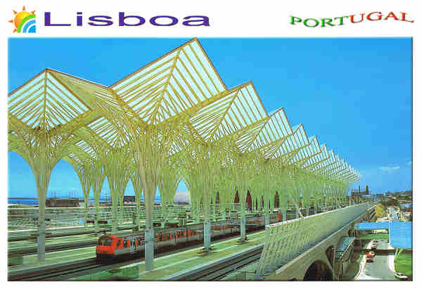 N.� LSB/G-0029 - LISBOA Gare do Oriente PORTUGAL - Ed. ATLANTICPOST - Publicidade e Artes Gr�ficas, Lda -Tel. 214342080 - S/D - Dim: 16x11cm - Col. Manuel B�ia (2009).