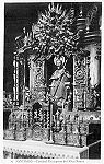 4.Santiago - Catedral: Un aspecto del Altar Mayor - Dimenses: 9x14,2 cm - Col. Henrique de Oliveira. 