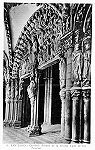 5.Santiago - Catedral: Prtico de la Gloria. Lado de los Profetas - Dimenses: 9x14,2 cm - Col. Henrique de Oliveira. 