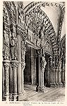 13.Santiago - Catedral: Prtico de la Gloria. Lado de los Apstoles - Dimenses: 9x14,2 cm - Col. Henrique de Oliveira. 