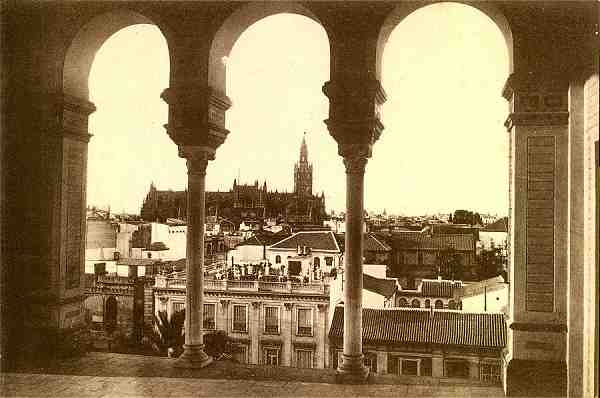 S/N - Sevilla: Vista parcial - Edio J. B. G. 1929 - Dimenses: 13,7x9,1 cm. - Col. Ftima Bia. 