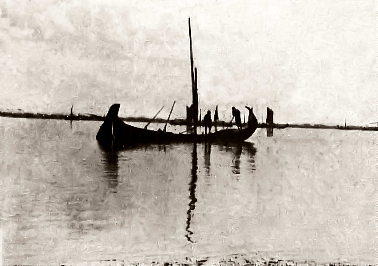 Barcos moliceiros na Ria de Aveiro