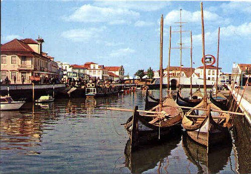 Aspecto do canal central, na dcada de 1950.