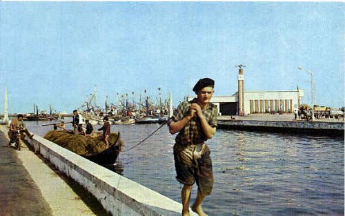 Canal das Pirmides na dcada de 1950.