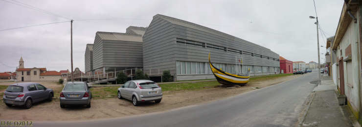 Edifcio principal da antiga fbrica de conservas Brando Gomes, actualmente Museu Municipal. Clicar para ampliar.