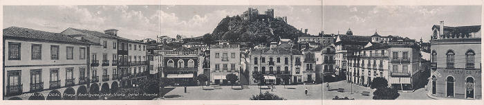 N 2 - Portugal. Leiria. Praa Rodrigues Lobo. Vista Geral-Poente - Edio registada da Fotografia Artistica, Lda - Dim. 9x41 cm. - Col.M. Chaby