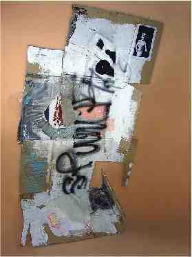 Part of surface assemblage | Assemblage s/ parede/cho - Assemblage on the wall/floor | 100x200x150 cm.